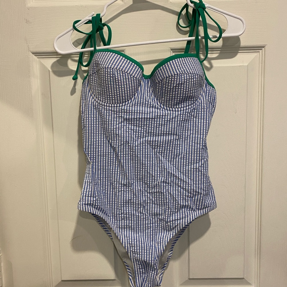 J Crew bustier One Piece Swimsuit